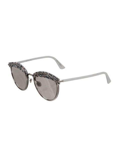 dior offset 1 w6q sunglasses|Dior Silver Round Ladies Sunglasses DIOROFFSET1 W6Q/0T 62.